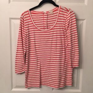 JCrew Striped scoopneck shirt